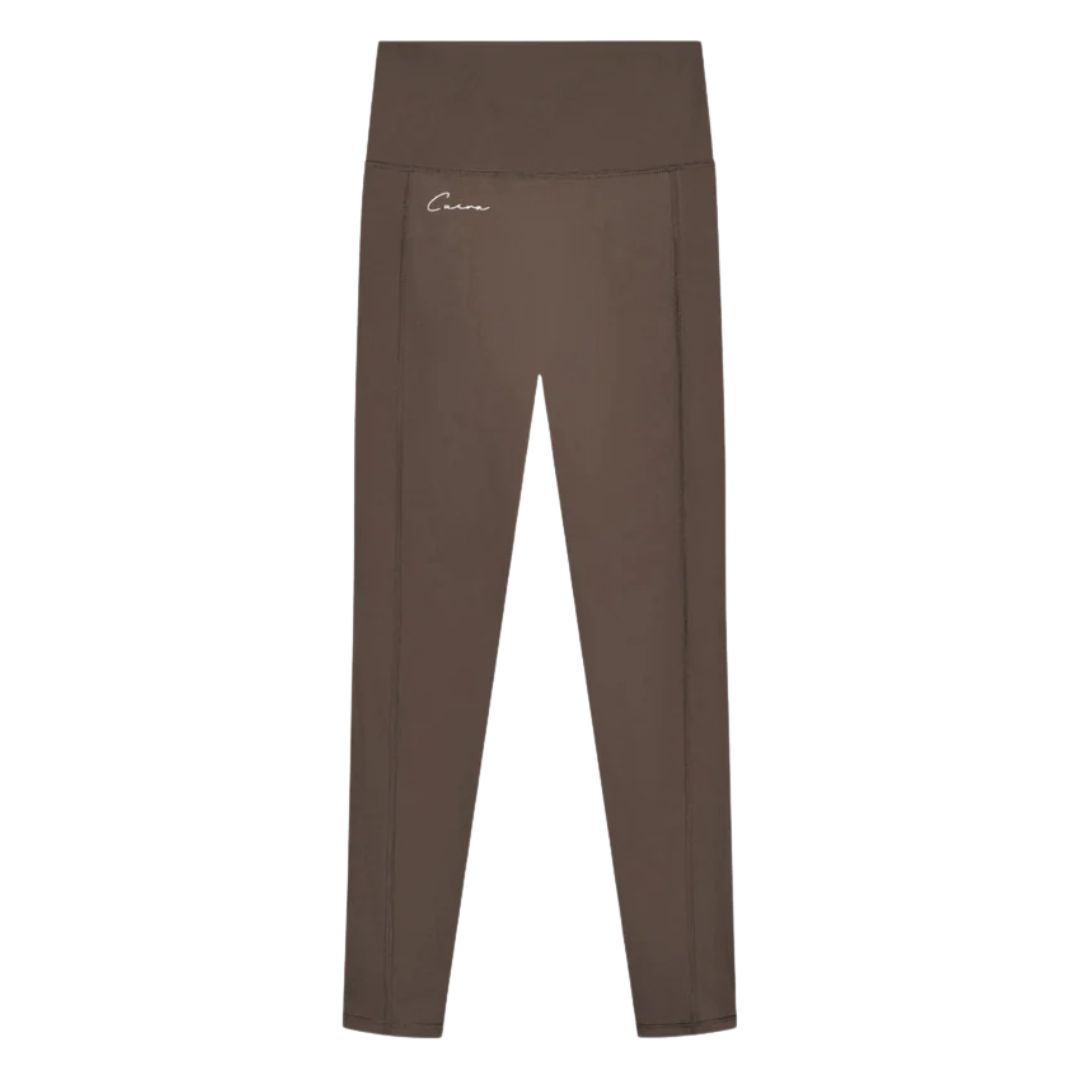 Cuera Active Logo Tights Long (Dark Brown) - S